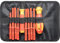 CROWNSHOP Insulated Screwdriver Set, 10 Pieces, Magnetic Tips, Ergonomic Rubber Handle with Storage Case