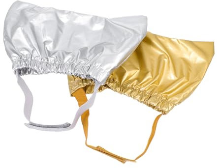 TOYANDONA Pet Shower Caps Ear Covers Waterproof Portable Bath Hats Medium Size for Cats and Dogs Grooming Bath Accessories