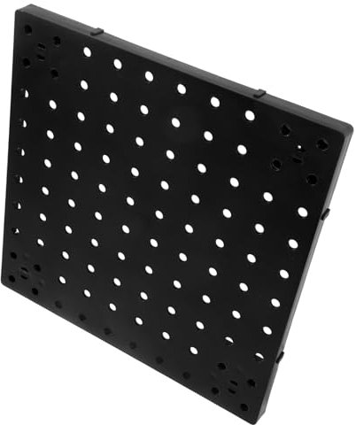 ABOOFAN Panel Perforado Negro De PláStico Para Pared Organizador De Herramientas Para Garaje Y Taller Sistema De Almacenamiento Multiusos FáCil InstalacióN