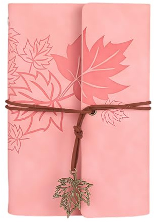 ZLKRHAK Notizblock A6 Notebook Notizbuch A6 Journal Buch 40 Blatt Horizontale Linien + 40 Blatt Kraftpapier Ringbuch Reisetagebuch Collegeblock Notizheft