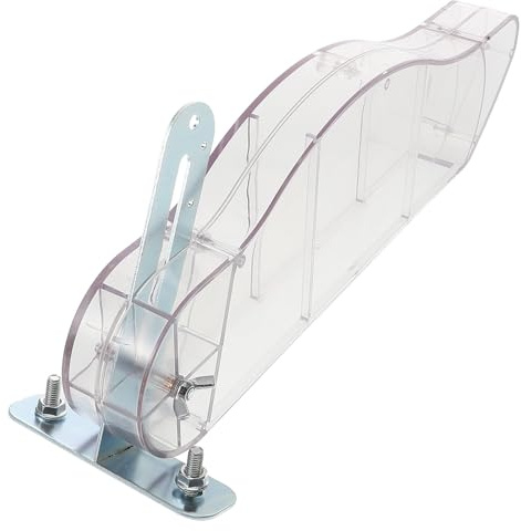 Protection de Table de Scie 4 à 10 Pouces, Plastique | Atelier et Menuiserie, Coque Transparente Raccord Aspirateur, Réduit les Risques et Garde L’espace Net