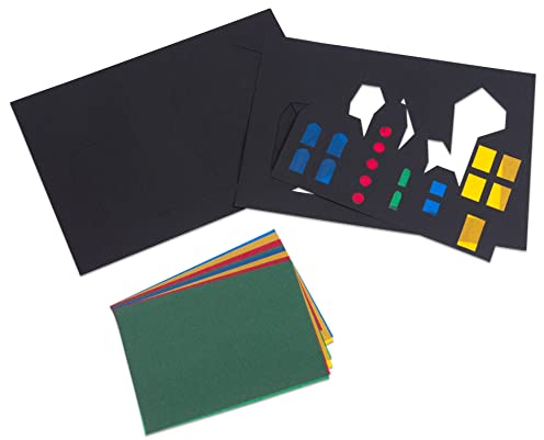 Betzold - Fensterbild Stadt 12 Stück - Stadtmotive Transparentpapier Set