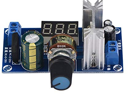 LM317 Leistungsregler Einstellbarer Spannungs Regler Netzteil Platine Digitale Spannungsanzeige Stromversorgungsplatine Spannungsregler Linearregler DC 3-30V / AC 3-20V
