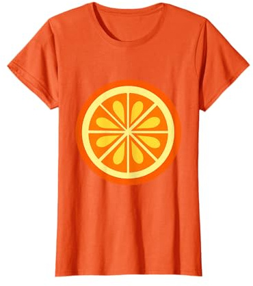 Orange Kostüm Shirt Frucht Orange Karneval Last Minute T-Shirt