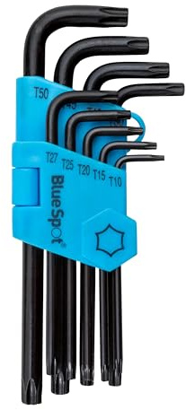 Blue Spot Tools 15305 9PCE Long Arm Torx Key Set (T10-T50)