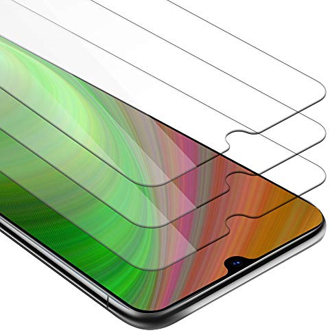 Cadorabo 3X Panzer Schutz Glas für Samsung Galaxy A70 / A70s - 3 Stück Schutzfolie in Ultra-Klar Hüllen freundlich - Gehärtetes (Tempered) Glas Dipslayschutz Folie in 9H Härte Anti Kratzer