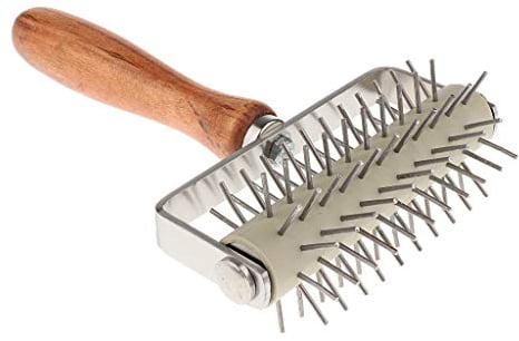 Unbekannt Dough Docker Spike Roller Wheel Bread Pie Pizza Pasta Pastry Holes Maker DIY AOD