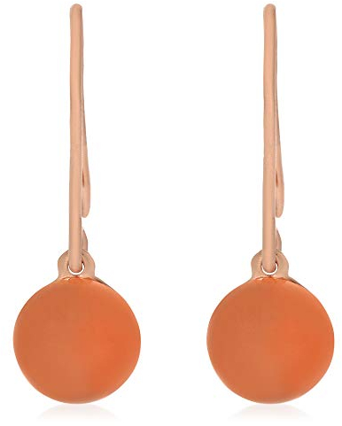 XEN Ohrhänger mit Peach Mondstein ca. 4,6 ct. rosèvergoldet