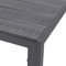 FineHome Schöner Aluminium Gartentisch anthrazit Esstisch Gartenmöbel Tisch Holzimitat wetterfest 160x90x74cm
