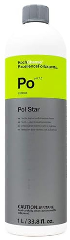 KOCHCHEMIE Pol Star Neutral Leather, Suede & Upholstery Cleaner, 33.8 fl oz