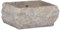 vidaXL Waschbecken Aufsatzwaschbecken Waschtisch Waschplatz Waschschale Handwaschbecken Naturstein Becken Badezimmer Grau 30x30x13cm Marmor