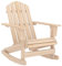 vidaXL Tannenholz Massiv Adirondack Schaukelstuhl Deckchair Schaukelsessel Relaxstuhl Gartensessel Stuhl Sessel Relaxsessel Holzstuhl Gartenstuhl