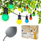 GuirLED - Solarlichterkette IP55-32 LED 15 m - Solar & Wasserdicht Premium-Lichterkette - 100% autonom - Photovoltaikfolie XL - Lithium-Batterie 4000 mAh - Colors Edition