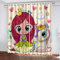 AOYNP Vorhang Blickdicht Kinderzimmer Verdunklungsvorhänge mit Ösen Karikatur Gardinen Kawaii MärchenprinzessinWohnzimmer Schlafzimmer Balkontir Schallschutz Thermovorhang 234x183 cm