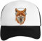 Gunmant Lächelnd Musical Fuchs Mit Kopfhörer Jungen Mädchen Baseball Classic Kappe Unisex Einstellbarer Snapback Kids Boys Girls Cap