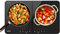 Induktionskochfeld 2 Platten,CIARRA ASTIH2 Induktionskochplatte Doppelt Touch 9 Leistungsstufen 10 Temperaturstufen 3-Stunden Timer Mobil Camping Induktion Kochfeld 3500W