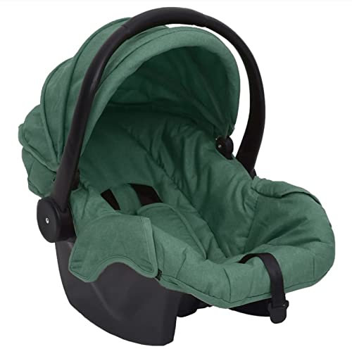 Tidyard Babyschale Kindersitz Autositz Autobabysitz Autokindersitz mit Einstellbares Dach Grün 42x65x57 cm