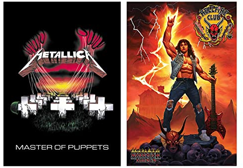 Close Up Metallica& Eddie Munson Poster 2-er Set (61cm x 91,5cm)
