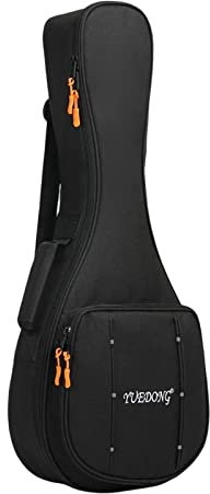 Oshhni Mallette de rangement pour mandoline Étui rembourré pour mandoline Accessoires pour instrument de mandoline avec poche supplémentaire Sac de transport