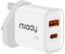 Miady 20W USB C Plug Fast Charge, Type C and USB Charging Plug Adapter UK for iPhone15 14(Pro/Pro Max)/13/12 series etc, iPad, Samsung, Huawei etc