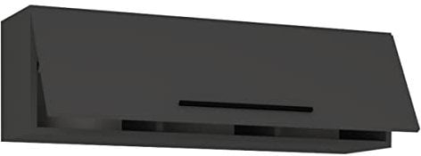 VCM Holzregal hängend | platzsparendes Regal | Maße: H. 30 x B. 95 x T. 30 cm | Elegantes Regal hängend | Aufbewahrungsregal | Bücherregal | Wandboard - Arila L Anthrazit