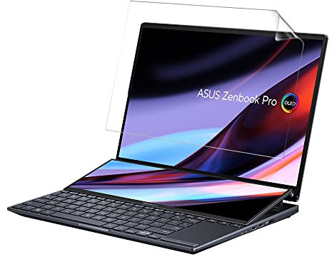 Celicious Silk Mild Anti-Glare Screen Protector Film Compatible with Asus Zenbook Pro 14 Duo OLED (UX8402) [Pack of 2]