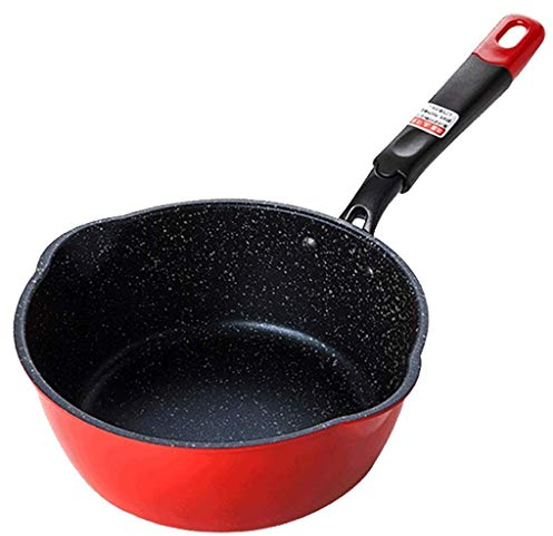 Sartenes de granito, juego de sartenes antiadherentes, sartenes de roca de granito antiadherentes, sartenes de piedra antiadherentes (26 * 8 cm)