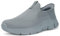 Zapatillas Casual para Hombre Mujer Slip-ins Zapatos de Caminar Deportivas Correr Tenis Sneaker Cómodas Manos Libres Sin Cordones Gris 40EU