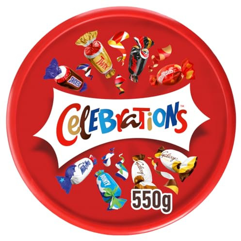 Celebrations Milk Chocolate & Biscuit Bars Sharing Tub 550g