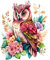 Hongyrjy Hiboux Peinture Numero Adulte-Peinture par Numéro Enfant Adultes débutants 40x50cm,Numéro d'Art Kit Peinture par Décoration Murale et Cadeaux Pour La Maison
