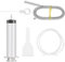 Fridge Dredger and Cleaning Set, 5 Pcs Fridge Drain Hole Cleaning Tool, Fridge Emptying Dredger and Cleaning Set, Fridge Cleaning Syringe Kit for Refrigerator Cleaning, Kitchen Drain Hole Remover