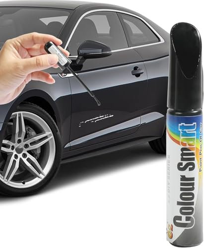 Stylo Réparation Peinture Voiture - Kit de Retouche Anti-Rayures Profondes pour Carrosserie - Résultat Professionnel et Facile à Utiliser (Noir, 2PCS)