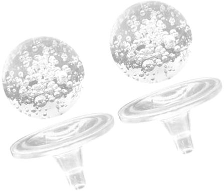 Garneck Solar Garden Fountains Crystal Bubble Balls Fountain Decor Round Crystal Ornaments Decor