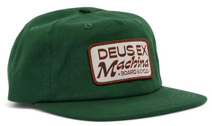 Deus Ex Machina Cap mit grünem Visier Sandy Cap, Wald, One size