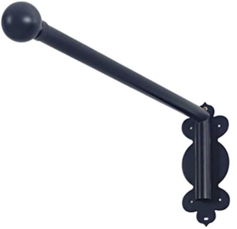 MVXBICIA Swing Arm Curtain Rail for Front Door - Convenient Drapery Solution, Side Panel Display Stand - Door Curtain Rod for Window Curtains(35IN)