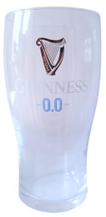 Guinnes 0.0 Pint Glass – 20oz Alcohol-Free Branded Beer Glass 1