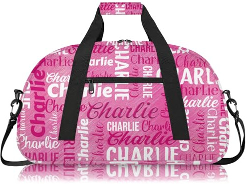 Personalisierte Sport-Gym-Schwimmtasche für Kinder Individuelle Duffel-Reisetasche für Junge Mädchen Tanzgymnastiktasche Übernachtungs-Wochenendtasche, Option 14, 19.7x8.7x11, Taschen-Organizer
