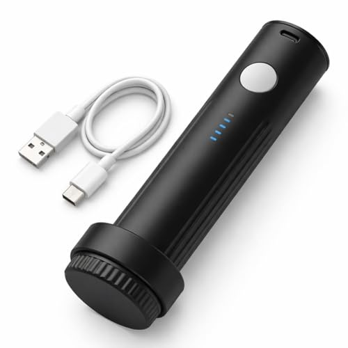 Portable Electric Vacuum Pump for Travel Storage Bags USB Rechargeable | Air Pump for Clothes Bedding Seasonal Storage Luggage Organisation Compression (Black)