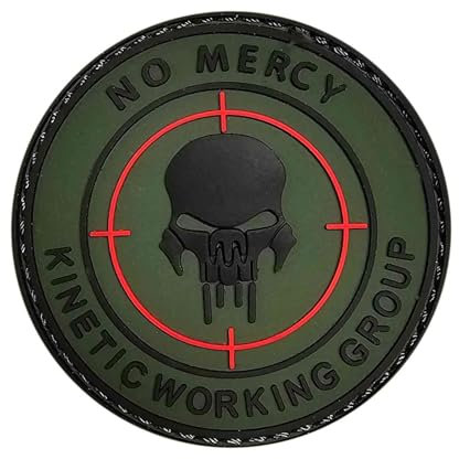 Patch 3D PVC No Mercy Kinetic Working Group 101 Incorporated
