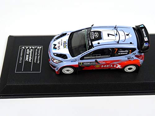 OPO 10 Hyundai I20 WRC T.NEUVILLE/N.GILSOUL Rally Svezia 2015 (rif. 1502) - Auto Giocattolo, Scala 1:43, Blu, Unisex, Bambini (8+) e Adulti