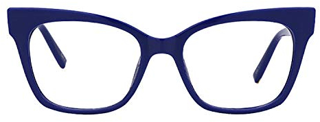 Zeelool Bertha FP0266-02 Stylische Cat Eye Brillengestell mit unverschreibungspflichtigen klaren Gläsern