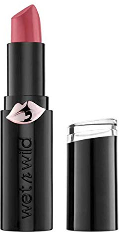 Wet n Wild, Megalast Lipstick, langanhaltender feuchtigkeitsspendender matter Lippenstift, extra feine Formel mit Mikrokügelchen, natürliche Extrakte, Coenzym Q10, Vitamin A & E, Wine Room