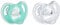 Tommee Tippee Ultra-Light Silicone Soother, 0-6m, 2 Pack, Symmetrical Orthodontic Design, BPA-Free, One-Piece Design