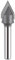 SpeTool Chamfer Router Bits V Groove Router Bit CNC V Bit 60 Degree Solid Carbide Engraving Bit Router Bits 1/2 Inch Cutter 1/4 Inch Shank for Woodworking Chamfering Wood Engraving Carving