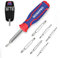 WORKPRO 14-in-1 Multibit Screwdriver Set, Double Head with Oxford Storage Bag, Chrome Vanadium Steel, Anti-Slip Rubber Handle, Compact Design, DIY Screwdriver