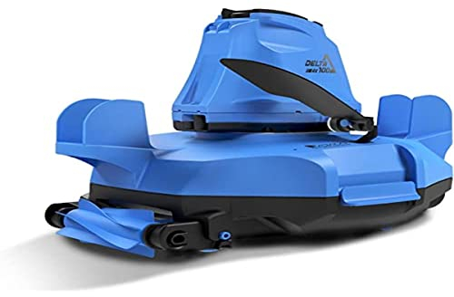 Kokido Robot de Nettoyage pour Piscine sur Sol 20 m² Delta 100 Rouleaux sans Fil avec Batterie au Lithium de 7,4 V immunisée à l'effet mémoire indicateur LED de Batterie capteur d'eau pour