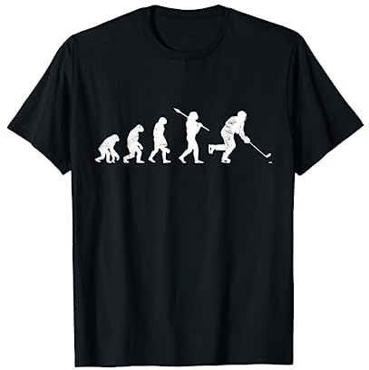 Eishockey Spieler Evolution T-Shirt