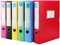 PINGEUI 6 cajas de almacenamiento de archivos A4, cajas de plástico de gran capacidad con tapa, organizador de carpetas de archivos, caja de almacenamiento de documentos para oficina, hogar, escuela,