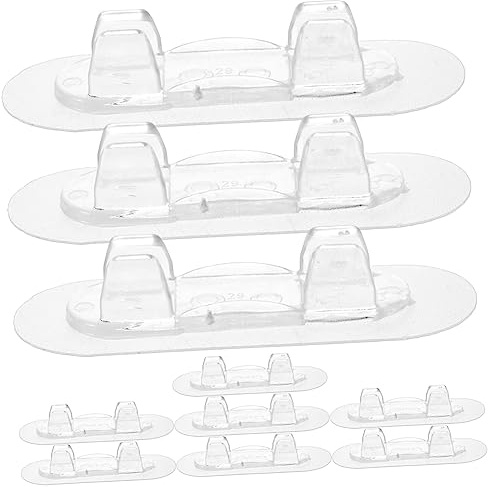 KOMBIUDA 10pcs Fixer Self-Adhesive Cable Wire Organizer for Desk Office Use Household Cord Management