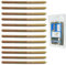Yoliko Paquete de 12 pernos de suspensión de doble cabeza de 1/4-20 x 4-1/2 pulgadas, tornillo autorroscante para muebles, varillas de doble rosca, 114,3 mm de longitud